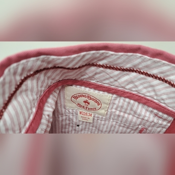 Brook's Brothers Red Fleece Men's Chino Pants HQ Size 32x34 - Picture 5 of 13